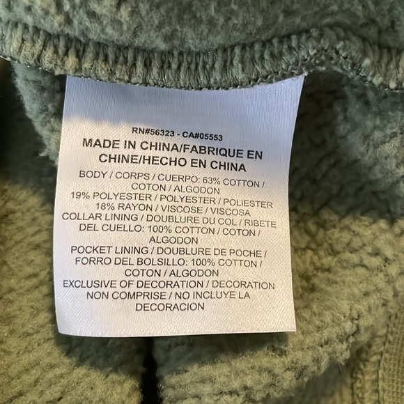 Nike Rally Sportswear Funnel Neck Sleeveless Sweatshirt Green Pocket Size Small - Picture 6 of 7